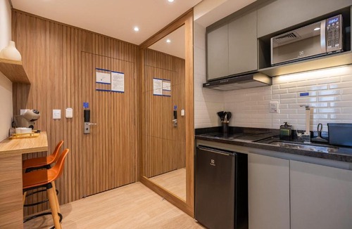 Guarulhos City Centre Apartment | Flat Hotel Slaviero com 2 quartos próx ao Aeroporto GRU