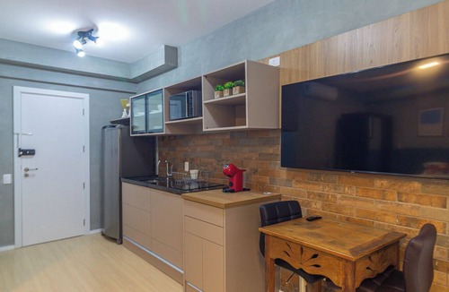 Sao Paulo Apartment | Flat Pet Friendly c Academia a 200m do metrô