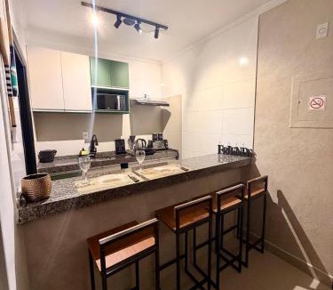 Sao Vicente Apartment | Flat Romance Praia e Home Office