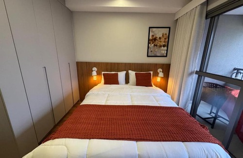 Indianopolis Apartment | Grand Vitrali Studio Moderno e equipado próximo ao aeroporto