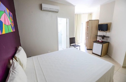 Jardim Centenario Hotel | Hotel Rosa da Ilha Guaruja - 80m do mar, 02 piscinas, sala de jogos, brinquedão de percurso para crianças