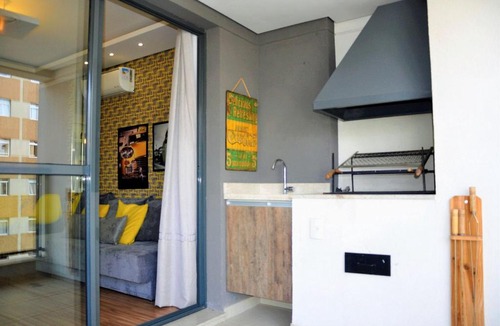 Vila Izabel Apartment | i081A - Cama Queen, churrasqueira e garagem
