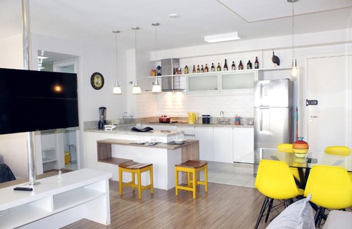 Vila Izabel Apartment | i081A - Cama Queen, churrasqueira e garagem