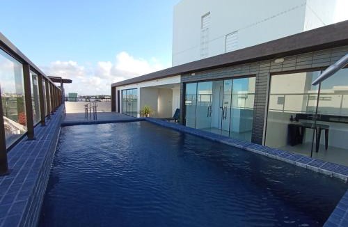 Cabedelo Apartment | Intermares, Apartamento Automatizado e Inteligente - Piscina, Elevador, Garagem - Conforto, Paz e Sossego, excelente para descansar, trabalhar ou estudar