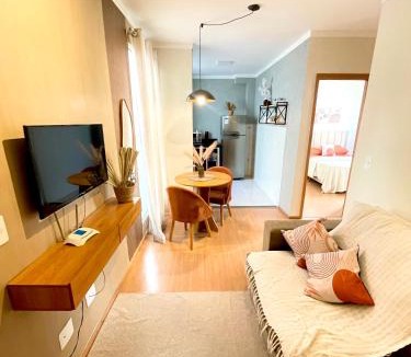 Franca Apartment | JIREH STAY 2 - Apto em Residencial com Portaria 24hr - Wi-Fi - Estacionamento - Hospital 3 Colinas