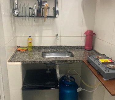 Ourinhos Apartment | kitnet26 with air conditioning and parking, well located