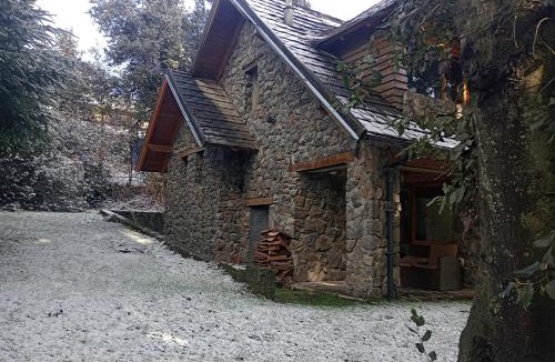 La Villa Ski Chalet | LA Nevadita, Chalet cabin located near the center- It includes suite room with double bed and another 2 bedrooms with two singles beds- Living room fireplace, Hot water, WI-FI