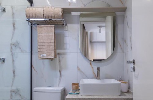 Chacara Santo Antonio Apartment | Lf6- Apartamento com mezanino e varanda Próximo do Expo Center, Aeroporto e Metro
