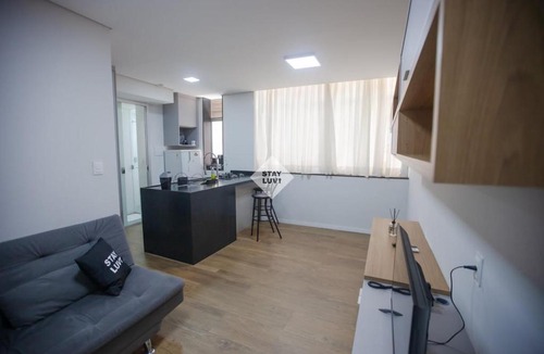 Funcionarios Apartment | Lindo Studio no coração da Savassi para 4 pessoas