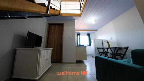 Jardim Carvalho Apartment | Loft no Centro de Ponta Grossa com Mezanino