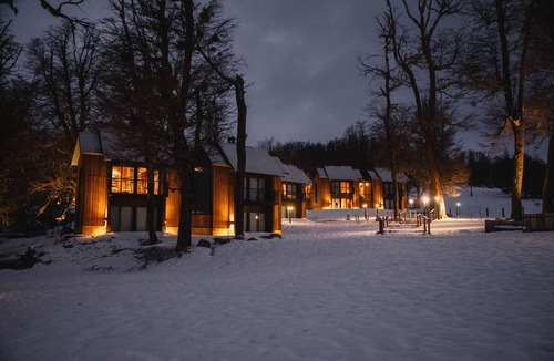 Lanin National Park Cabin | Luxury in nature: Mountain villa with views of the Lanin Volcano.