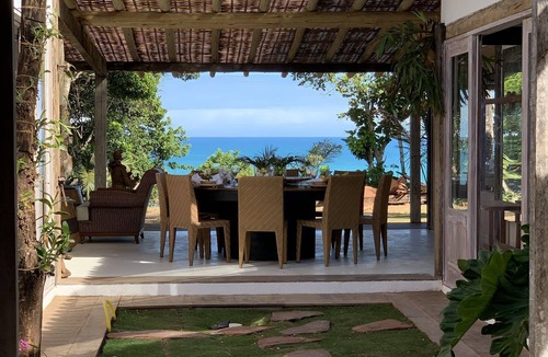 Curuipe House | Luxury Cliffside Villa with Infinity Pool and Sea BAH073