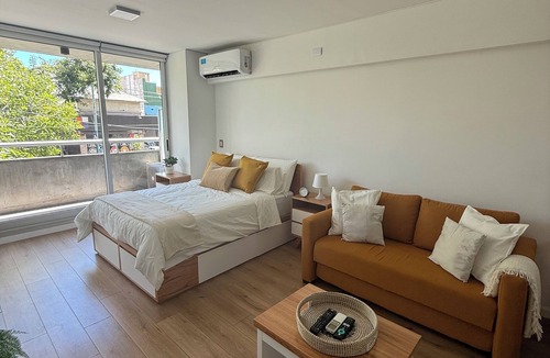Chacarita Condo | Minimalist 1-bedroom condo in cool Palermo Buenos Aires with fitness room, WiFi