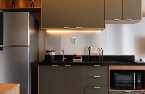 Perdizes Apartment | Modern Apartment with Balcony 10 min Allianz AC + WiFi