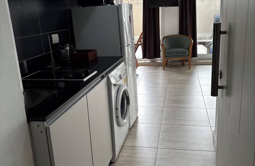 Constitucion Apartment | Modern studio apartment with private patio and grill/pets welcome