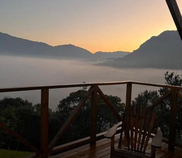 Urubici Ski Chalet | Monte Canudo, Refúgio Premium com Riacho Privativo e Hidro, na Serra do Corvo Branco