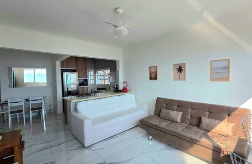 Embare Apartment | Oceanfront, cozy apartment in Embaré/Santos, with panoramic views.
