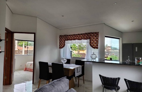 Pereque-Acu Apartment | Perequê-Açú - 200m from the beach Air conditioning Grill 8 Guests