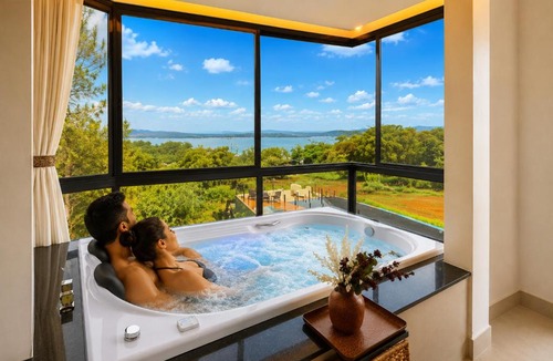 Joaquim Messias House | Pousada com piscina, jacuzzi e com vista em Capitólio - Casa Decore