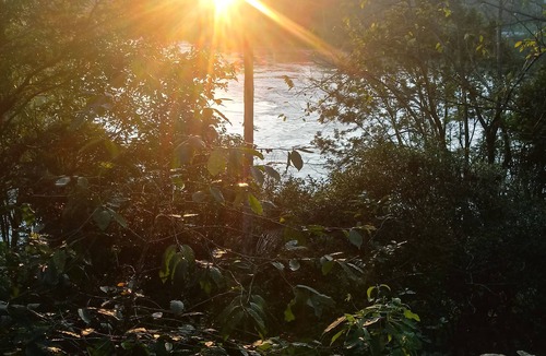 Ascurra House | Property with a place for fishing.