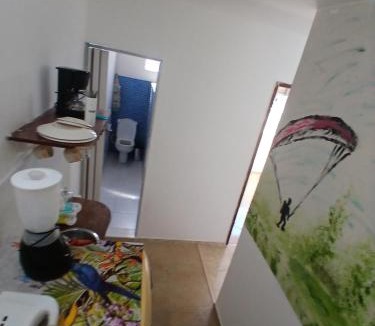 Sepetiba House | Quarto em Sepetiba com ar