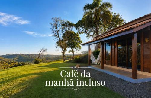 Campo Alegre Cabin | Refúgio Rural Ipê Lago e Fogueira ao Ar Livre