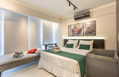 Sao Paulo Apartment | Studio 1503 Novíssimo Automatizado ao lado do Allianz Parque