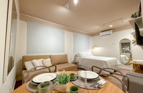 Asa Norte Apartment | Studio Aconchego portaria 24h, elevador e garagem