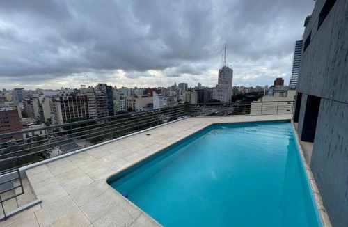 Buenos Aires Central Business District Apartment | Studio Apartment on 13th Floor with balcony terrace