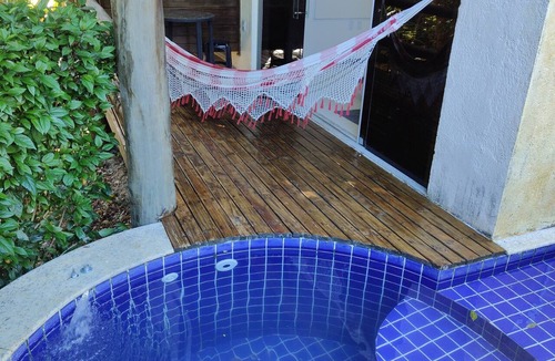 Pescaria Apartment | Studio apartment with a private hot tub.