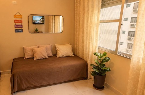 Aparecida Apartment | Studio Charmoso Frente à Praia da Aparecida - Vista Mar - Fonte do Sapo e Shopping Praiamar - Até 4 Pessoas - Wi-Fi