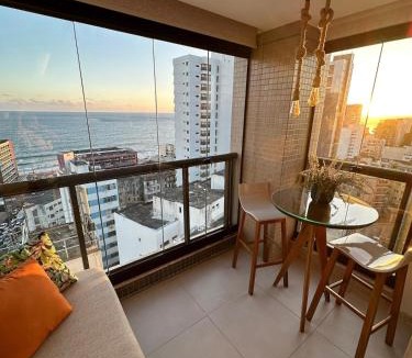 Barra Apartment | Studio charmoso vista Mar Barra