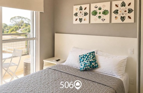 Cotia Apartment | Studio com Forno Elétrico + Geladeira Grande