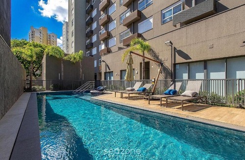 Passo da Areia Apartment | Studio in Condo. w/Pool in POA CJG1212