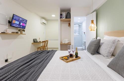 Centro Apartment | Studio moderno no centro do Rio - 100m do metrô - Wi-Fi 500mb