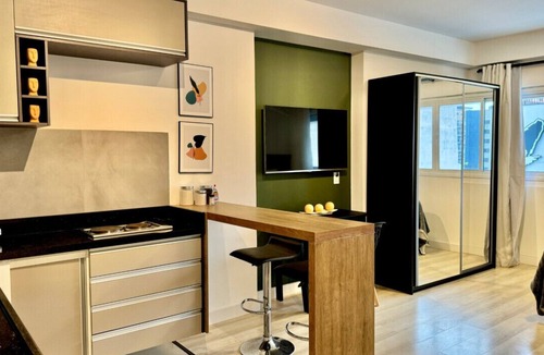 Matriz Apartment | Studio no lifespace Curitiba batel, com garagem