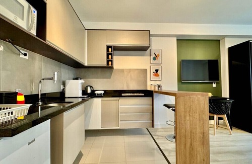 Matriz Apartment | Studio no lifespace Curitiba batel, com garagem