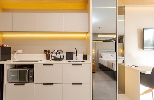 Matriz Apartment | Studio no melhor do Batel c/lazer e até 3 pessoas