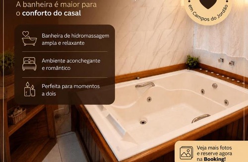 Jaguaribe House | Suítes Rústicas Campos do Jordão - Com banheira de hidromassagem