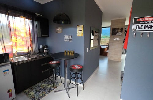 Praia Grande Ski Chalet | Themed cabins with a heated pool at the foot of the Malacara Canyon.