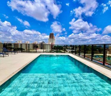 Novo Mundo Apartment | #TOP One# Studio New England Charmoso C/PisciNA