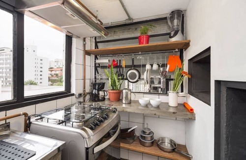 Sao Paulo Apartment | VILA MADALENA: INCREDIBLE VIEW, Artistic Apartment
