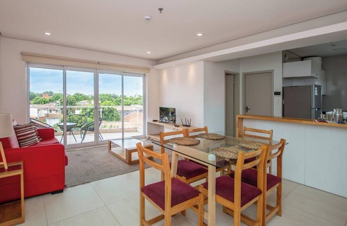 Asuncion Apartment | Work-Friendly Stay, Kitchen, Rooftop Pool & BBQ