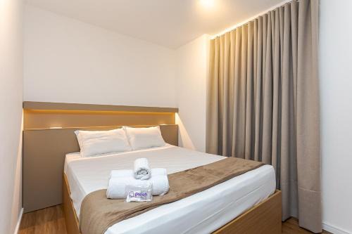 Apartamento 411 - Ibiza · Piscina aquecida, Academia | Enxoval e cozinha 4p.