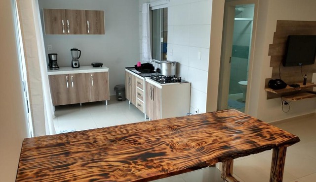 Apartamento 600 metros da praia Alegre, 8 lugares