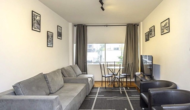 Apartamento aconchegante a 850m da Av. Paulista