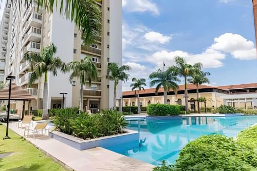 Apartamento com 3 quartos e ar-condicionado para até 12 pessoas