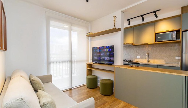 Apartamento de 2q c/vaga em região nobre -SOU401A