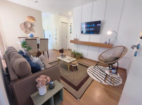 Apartamento Recreio 2 Quartos, 10 min Praia, Piscina, Garagem, Ar condicionado