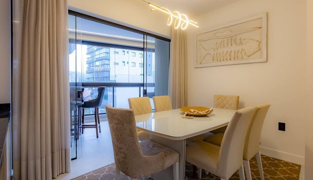 Apto com Varanda Gourmet | 180m Praia de Perequê in Porto Belo